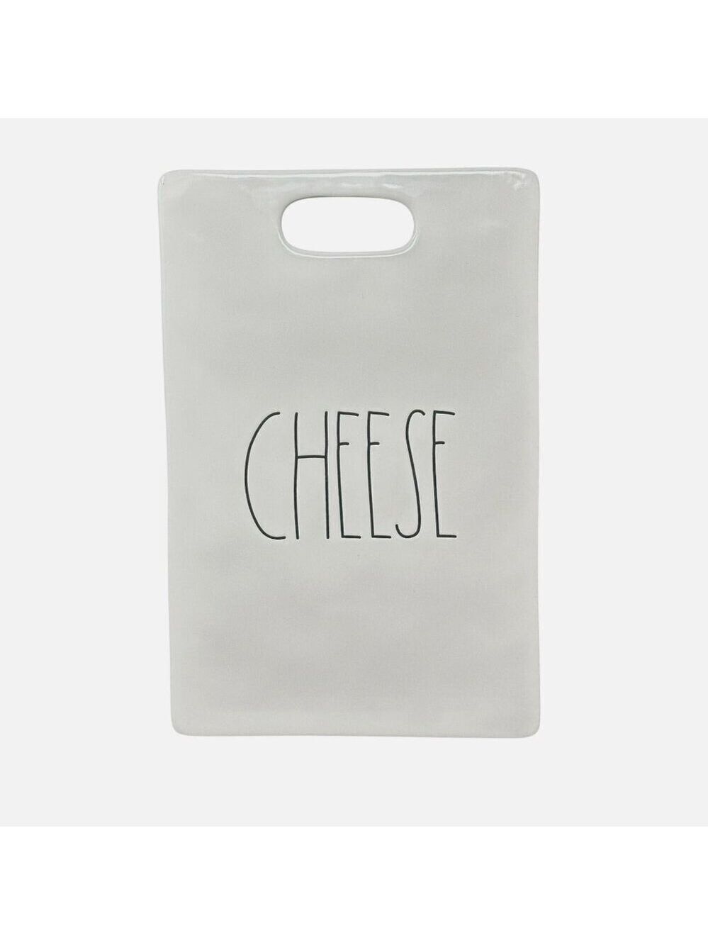 Rae Dunn CHEESE Charcuterie Board Ceramic Appetizer Plate LL New Farmhouse Gift
